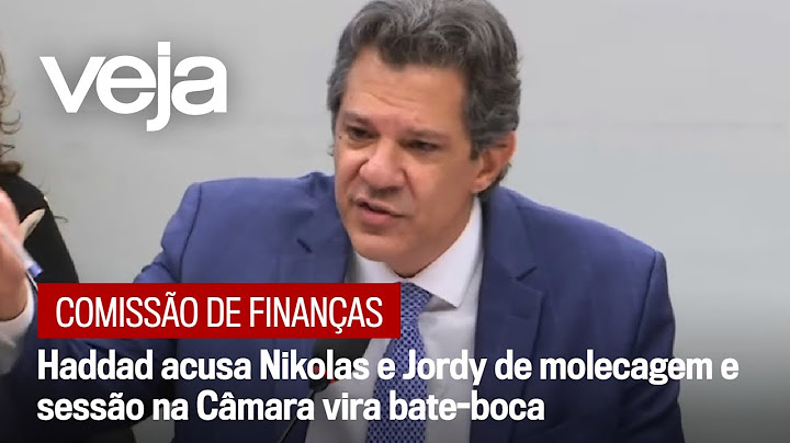 Haddad accuses Nikolas and Jordy of mischief and the session in the Chamber turns into an argumen...