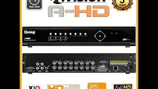 Xvisions Hybrid 24 Channel AHD/IP DVR XHR1080D16H - Features & Functions