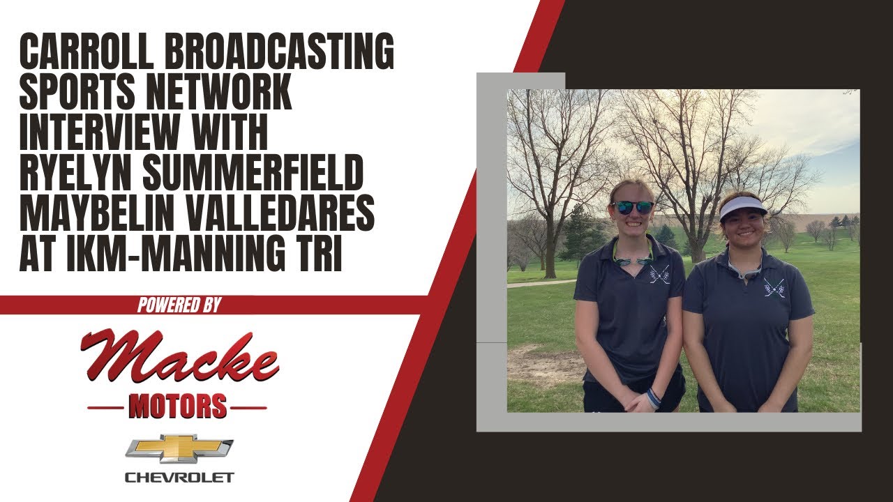 Carroll Broadcasting Sports Network interview with Ryelyn Summerfield and Maybelin Valledares