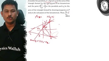 Consider the parabola \( y^{2}=8 x \). Let \( \Delta_{1} \) be the ...