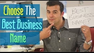 How to Choose the Best Business Name