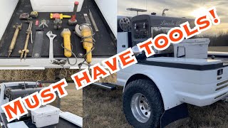Pipeline welding rig “must have” tools.