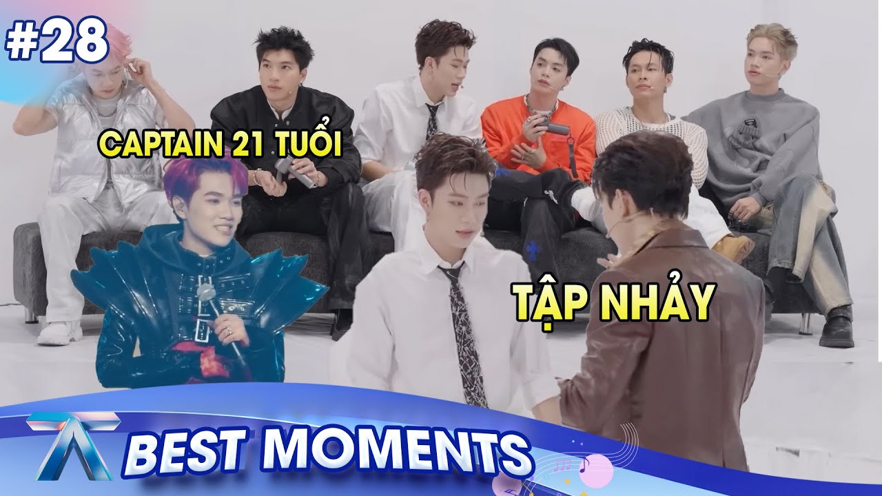 Anh Trai Say Hi BEST MOMENTS #28: Atus,Dương Domic tập nhảy sảnh chờ,các anh trai tám chuyện Captain