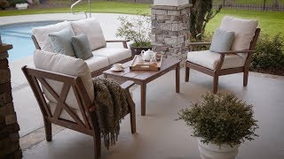 POLYWOOD® Braxton 4-Piece Deep Seating Chair Set - PWS485-2