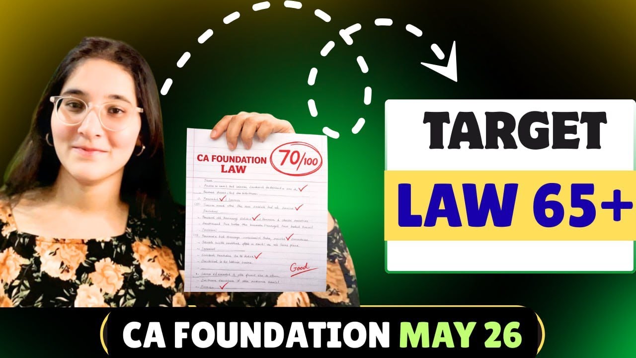 CA foundation may 26 | CA foundation may 26 strategy| Chartered ...