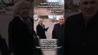 Suri̇yeni̇n An Tepeleri̇ İsrai̇l İşgali̇ Altinda