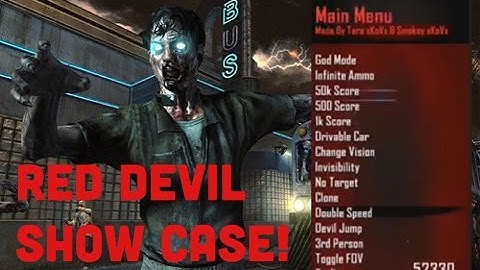 BO2 Red Devil V1 Mod Menu Show Case! + Download