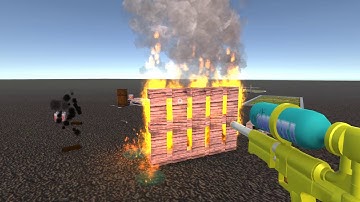 Unity System Test #4 - Dynamic Fire System - Playing with my new toys