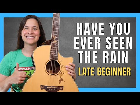 Learn Fun Strums x Walkdowns - Have You Ever Seen The Rain Guitar Lesson