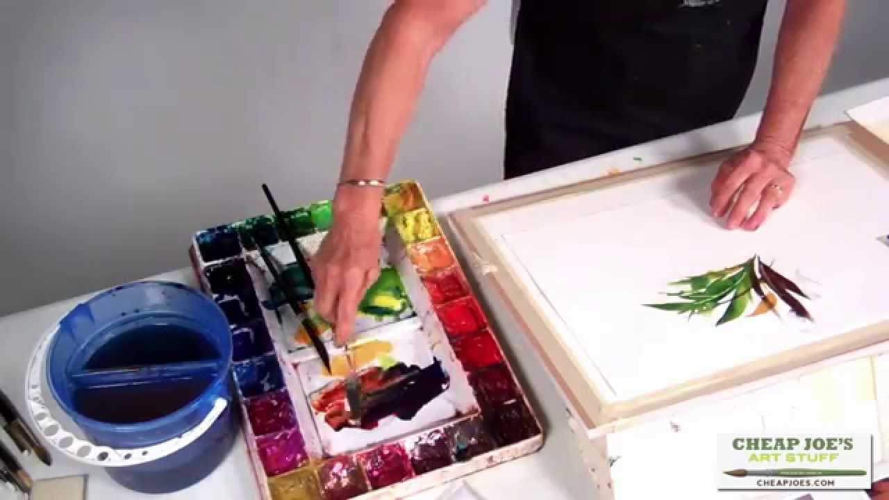 Техника акварельной живописи с Бетти Карр — Пусть ваша кисть говорит сама за себя.