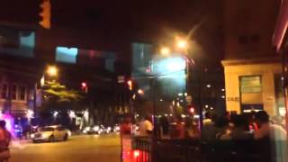 Downtown Akron Ohio...Saturday party aftermath