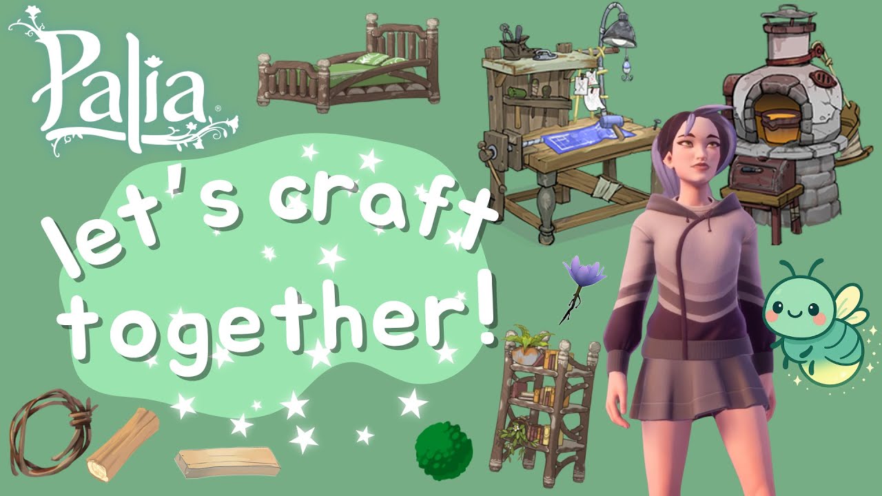 Craft with me in Palia | Level 1–4 Furniture Making Beginner Guide