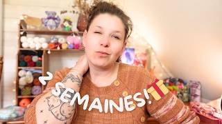 Tricot podcast : mes avancées en 2 semaines + colis reçus + concours 🎁🧶