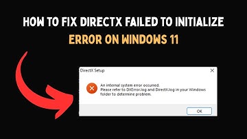 How to Fix DirectX Failed to Initialize Error on Windows 11