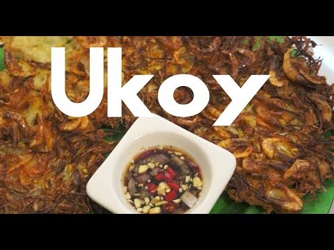 Paano magluto Ukoy Recipe - Pinoy Bean Sprouts & Shrimp Omelette Tagalog Fritters Okoy