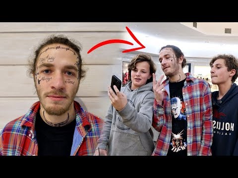 DRESSED UP AS POST MALONE (it worked)