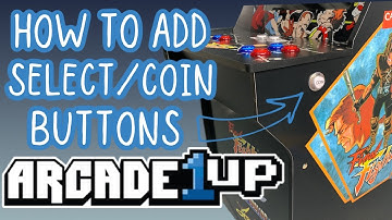 How To Add Select / Coin Buttons On An Arcade1up Arcade Cabinet - RetroPie Guy Install Tutorial