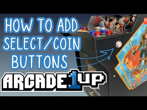 How To Add Select / Coin Buttons On An Arcade1up Arcade Cabinet - RetroPie Guy Install Tutorial from RetroPie Guy