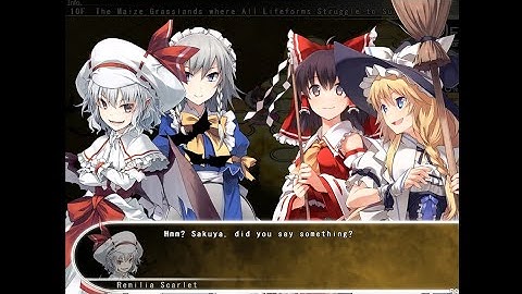 Labyrinth of Touhou 2 #17 GET Remilia & Sakuya