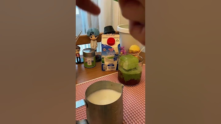 #matcha #มัทฉะ #matchalatte มีเครื่องตีฟองนม แล้วการชงมัทฉะสนุกขึ้น300% #meji #japan