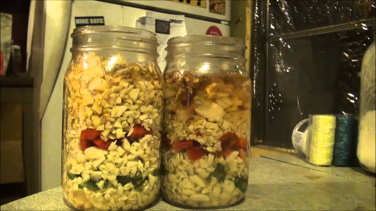 Garlic Ginger, Onion, Jalapeno, Honey Ferment 5 16 15 YouTube