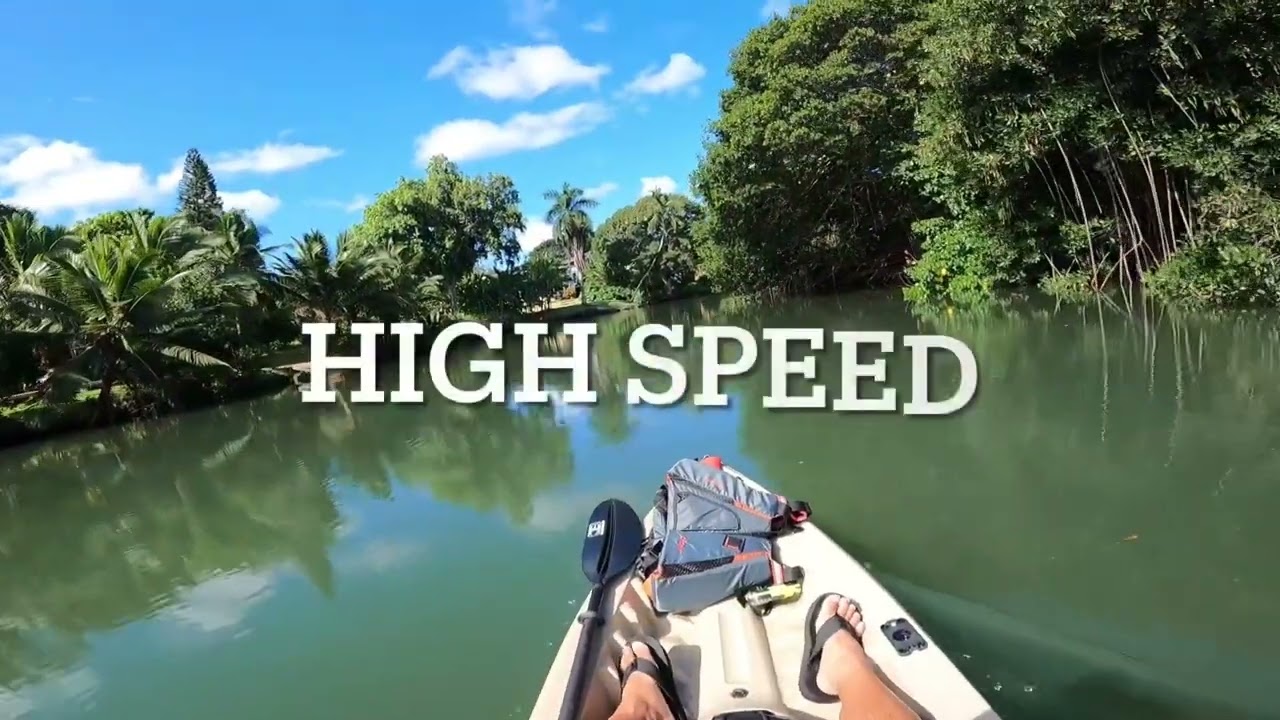 Watersnake T24 trolling motor on kayak - YouTube