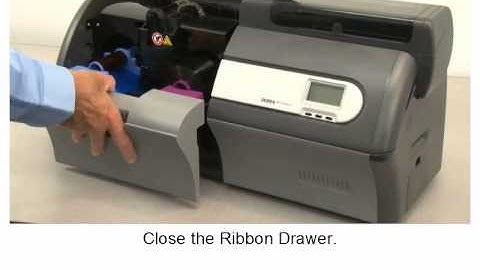 ISG Zenith ZXP7 04 - Loading a Ribbon