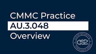 CMMC Audit and Accountability (AU) 3.048