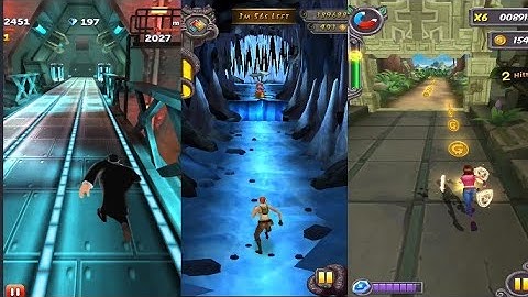 Endless Run2 vs Temple Blazing Sands vs Agent dash