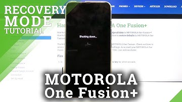 How to Hard Reset MOTOROLA One Fusion+ - Recovery Mode