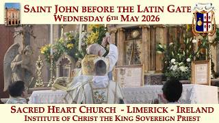 Wednesday 6th May 2026: Saint John before the Latin Gate