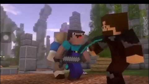 Reacting to Mega Skywars by BlackPlasmaStudios