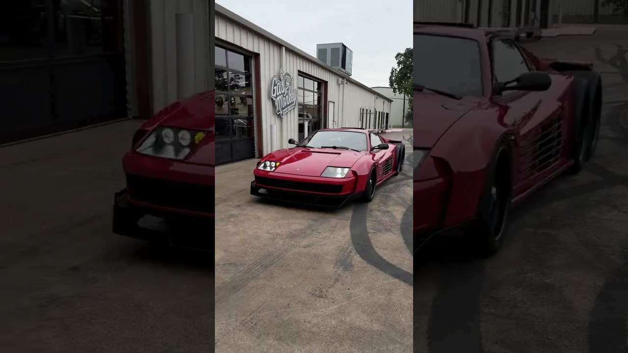 6x6 Supercharged LT4 Powered Ferrari 🤯 #F6 #SuperCar #Ferraritestarossa