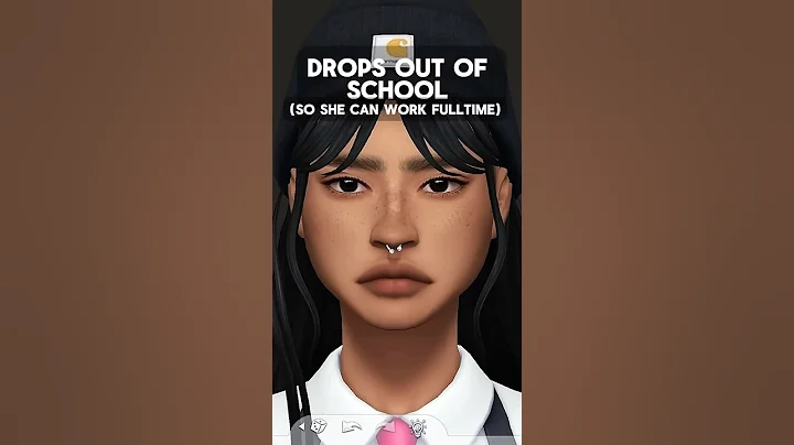 GROW up with sim ORPHAN EDITION👀| #shorts #thesims4 #sims4  #sims4cas #ts4cc