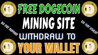 Free Dogecoin Mining 2026 No Deposit No Investment Needed screenshot 2
