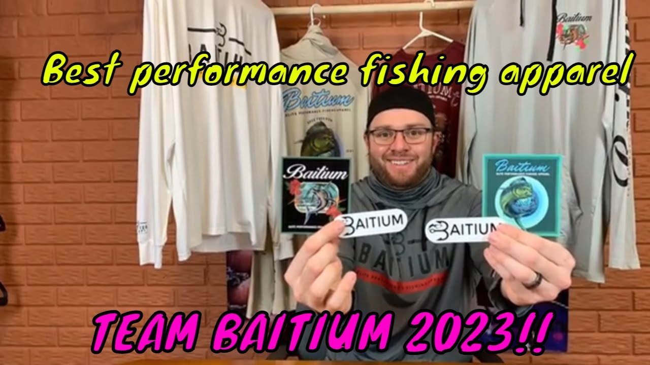 New performance fishing apparel sponsorship - Team Baitium 