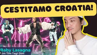 Baby Lasagna - Rim Tim Tagi Dim | Croatia 🇭🇷 | National Final Performance | Eurovision reaction