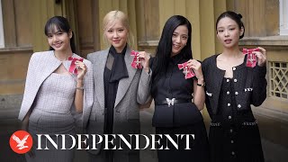 Royal band plays Blackpink hit outside Buckingham Palace as K pop stars receive MBEs