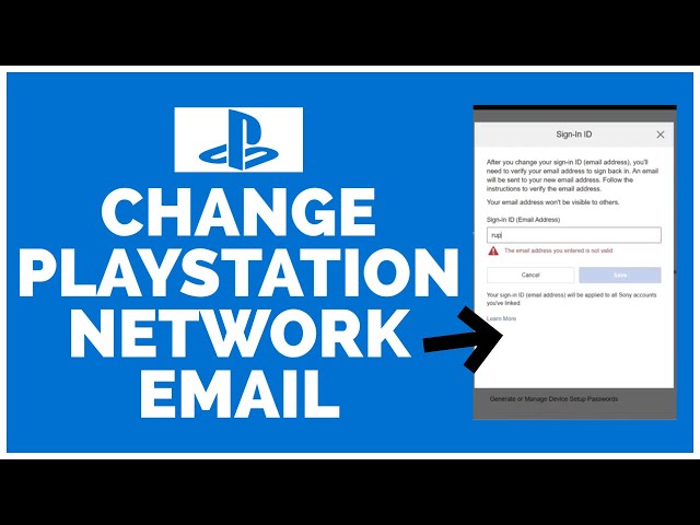 How to Change Your Email on a Playstation Account: Step by Step With Photos  - History-Computer
