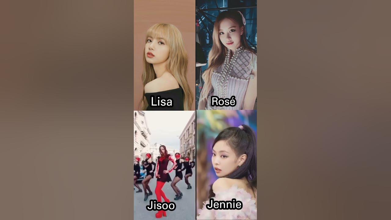 Blackpink member flower dance #lisa #rosé #jisoo #jennie #shorts