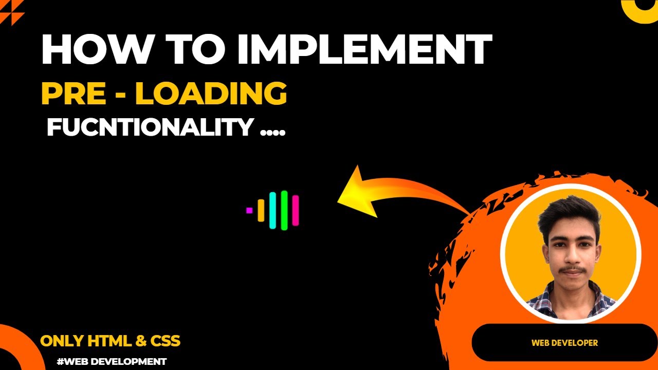 How to create Pre - Loading Animation and implement to Website | Arif ...