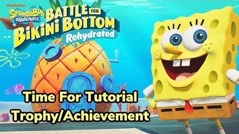 Time For Tutorial Trophy/Achievement Guide: Spongebob Battle For Bikini Bottom PlayStation5 Gameplay