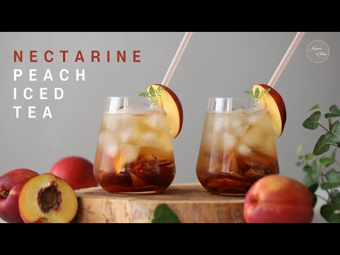         Nectarine Peach Iced Tea 