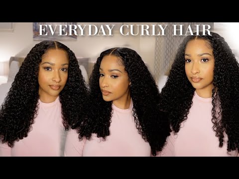 Thumbnail for You Need This Hair!! Completely Glueless Curly Hair Ft. Unice