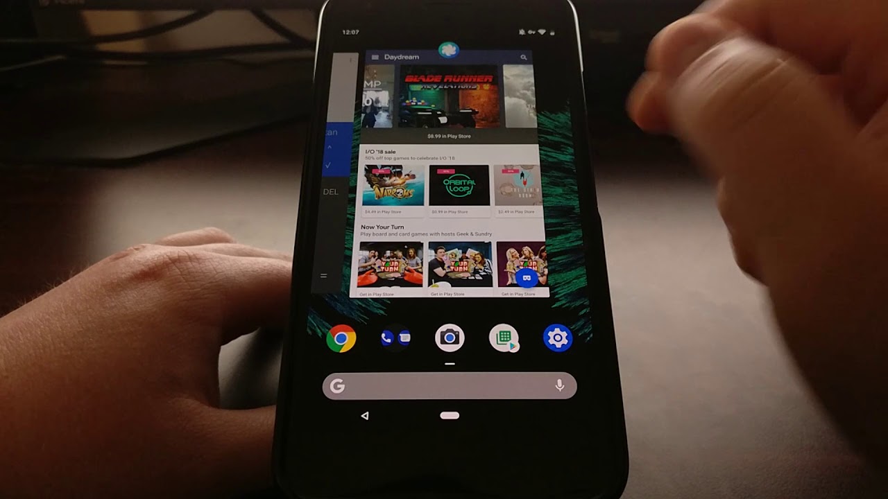 Android P Switching Among 2 Apps With The New Navigation