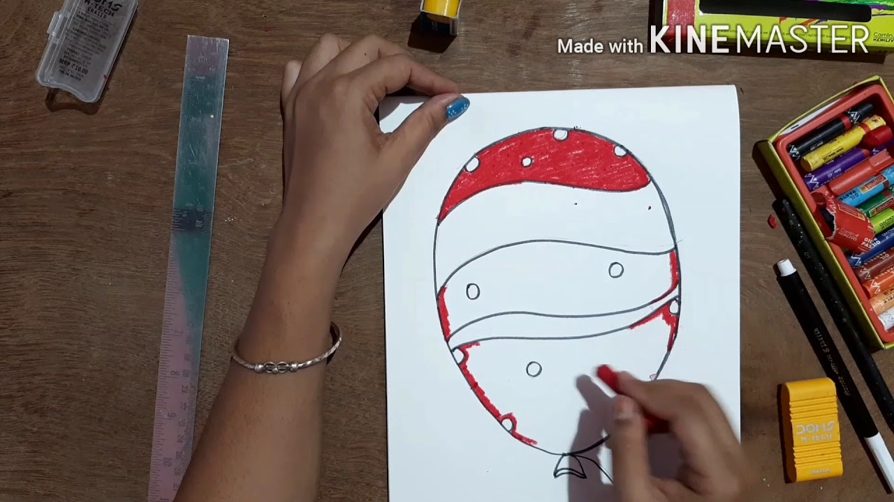 How to draw balloons...... - YouTube