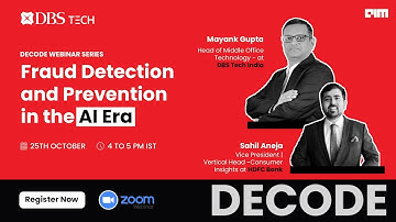 Fraud Detection and Prevention in the AI Era | Feat. Mayank Gupta, DBS Tech India