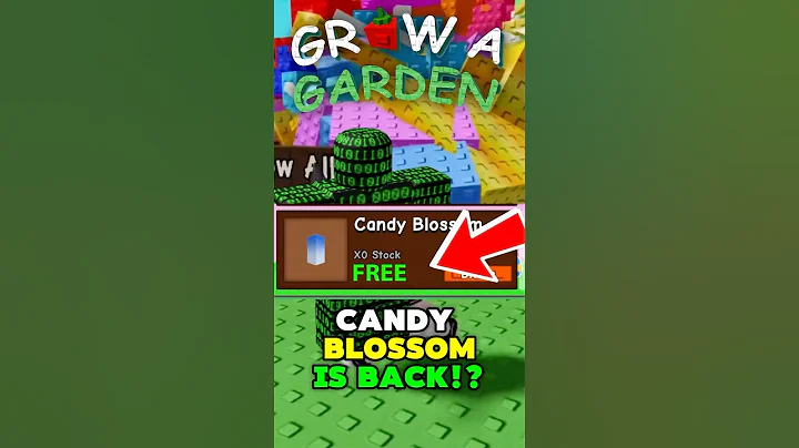😱 NEW *GET* CANDY BLOSSOM SEEDS?! (ITS BACK) | Grow a Garden Update GLITCH SECRET! #growagarden