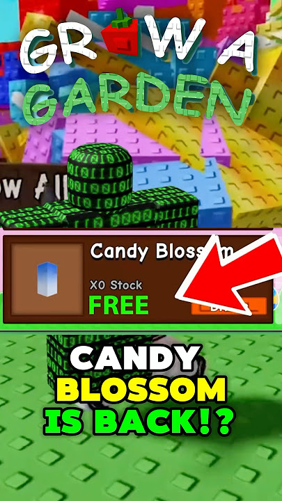 😱 NEW *GET* CANDY BLOSSOM SEEDS?! (ITS BACK) | Grow a Garden Update GLITCH SECRET! #growagarden