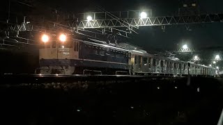 高崎操車場停車中　EF65 2090＋6020系 6158F